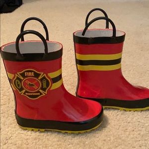 Used Fireman Rain Boots